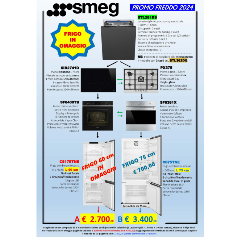 OFFERTA SMEG PACCHETTO