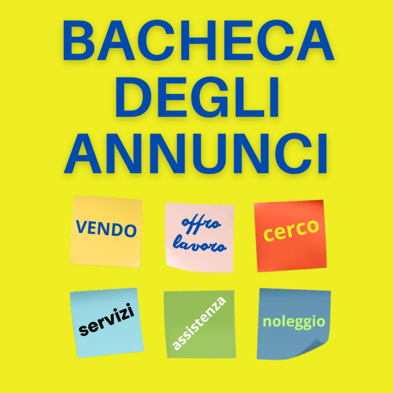 bacheca degli annunci